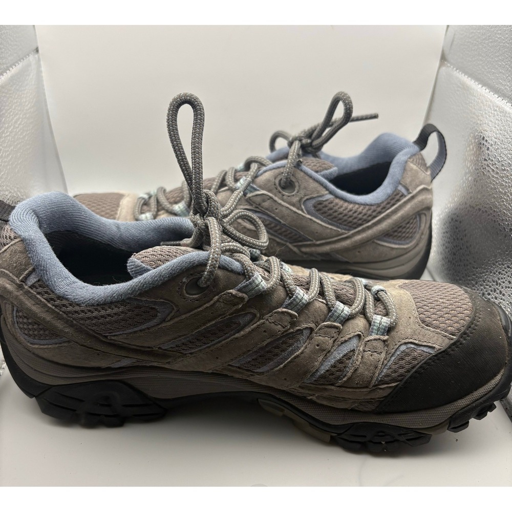 Merrell Moab 2 Waterproof Hiking Shoes Womens 9 Granite Grey J06026W Vibram - Picture 4 of 9
